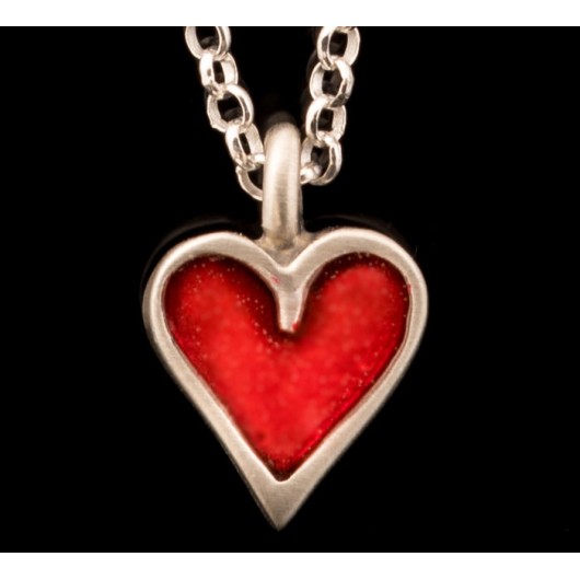 Handmade necklace "Heart Chain"